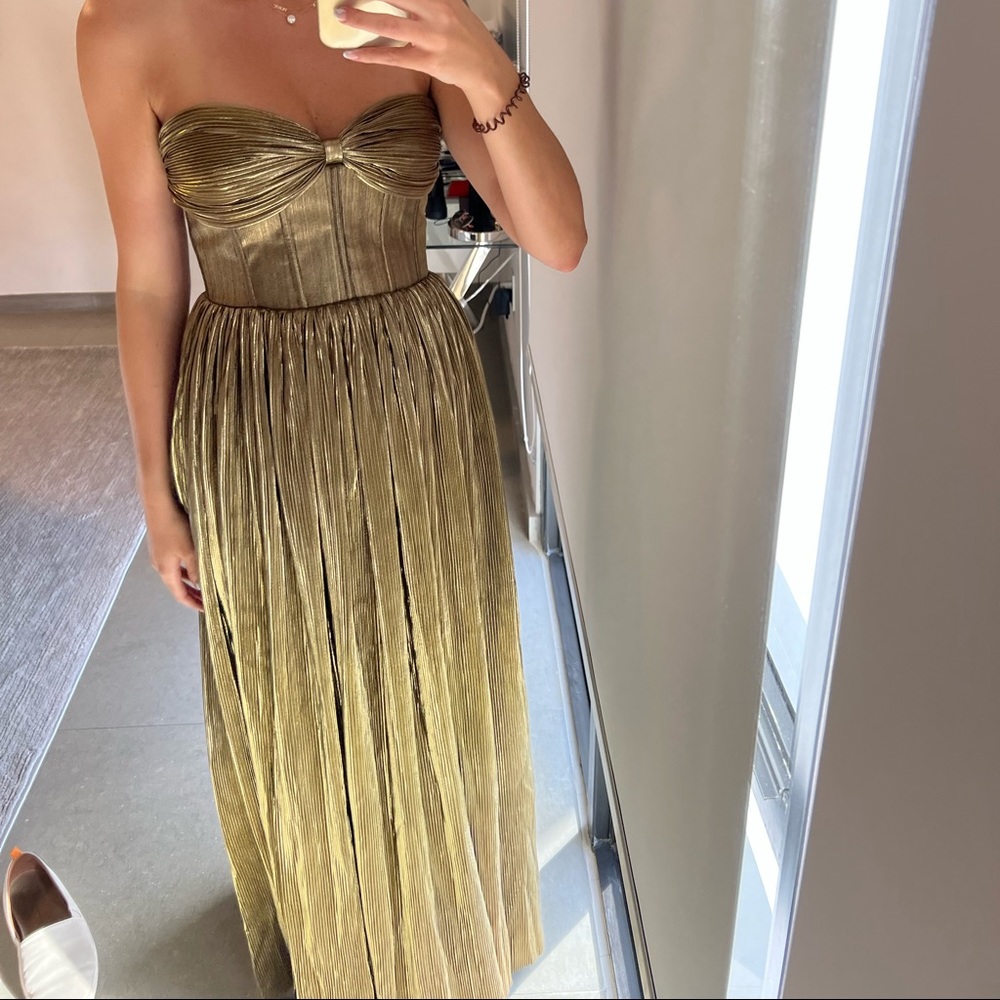 Bronx and Banco Florence Strapless Gown